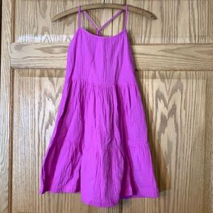 EUC Gap orchid gauze tiered summer dress